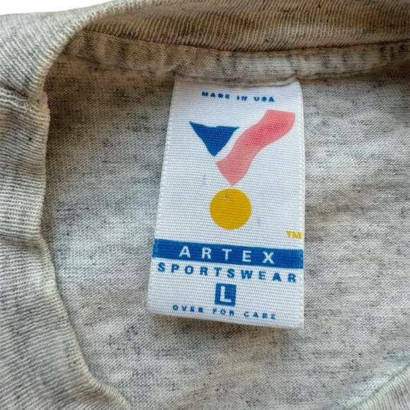 VTG The Flintstones Barney '94 T-Shirt Single Stich USA Artex Sportswear Size: L - Picture 3 of 5